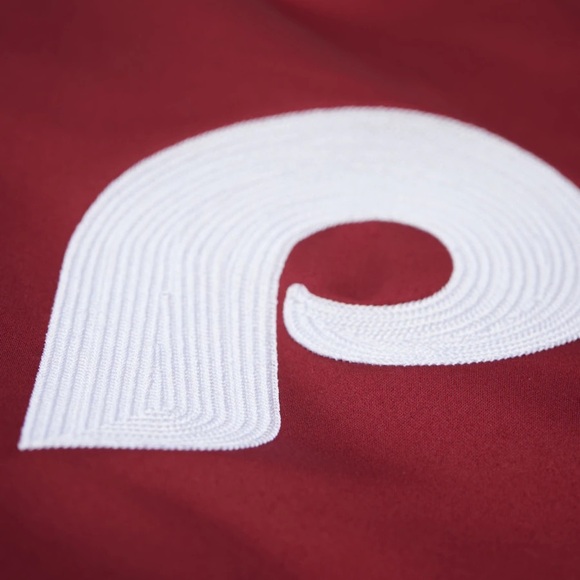 Men's Mike Schmidt Burgundy Philadelphia Phillies Legends Collection NWT - Picture 3 of 8
